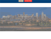 Tablet Screenshot of burtfoundation.org